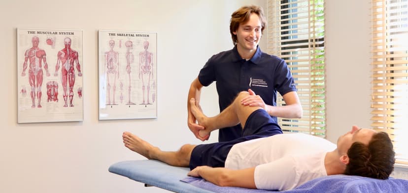 Physiotherapist configures AI phone assistant