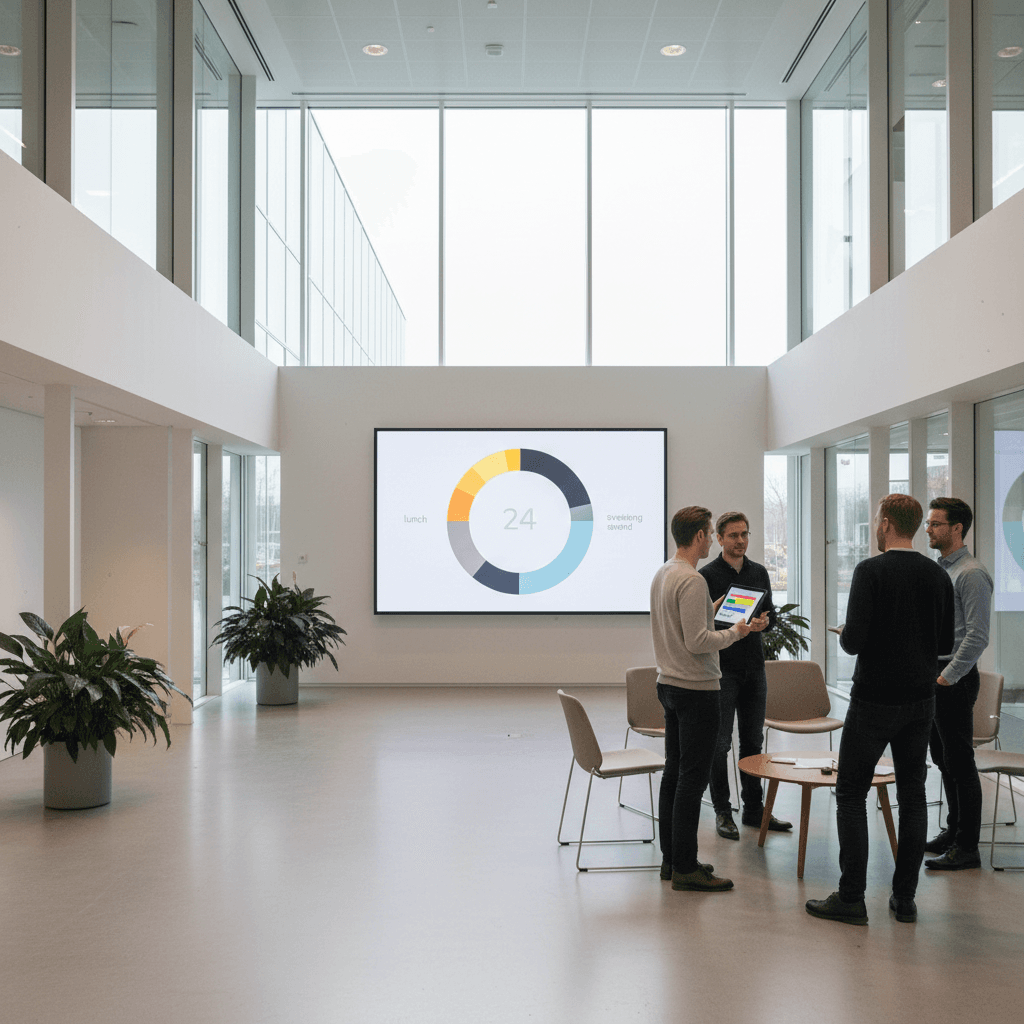 Timeline graphic showing a 24-hour clock with call volume peaks highlighted during lunch, evening, and weekend hours, contrasting 'open' vs 'closed' periods